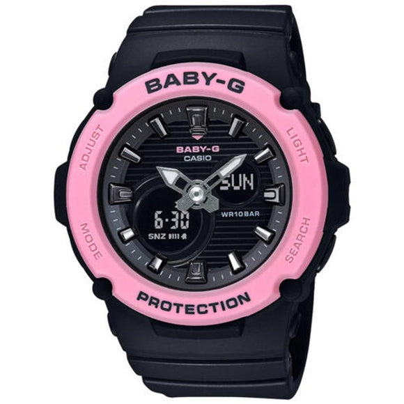 Casio Baby-G Black & Pink Ana-Digi Watch