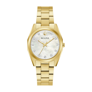 Ladies Bulova Gold Diamond Watch