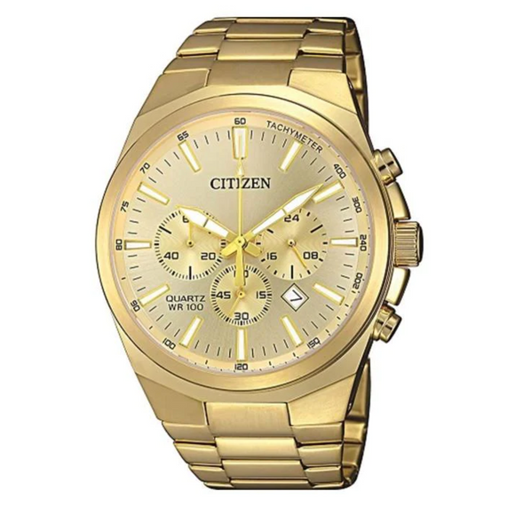 Citizen Gents Gold Chronograph Watch