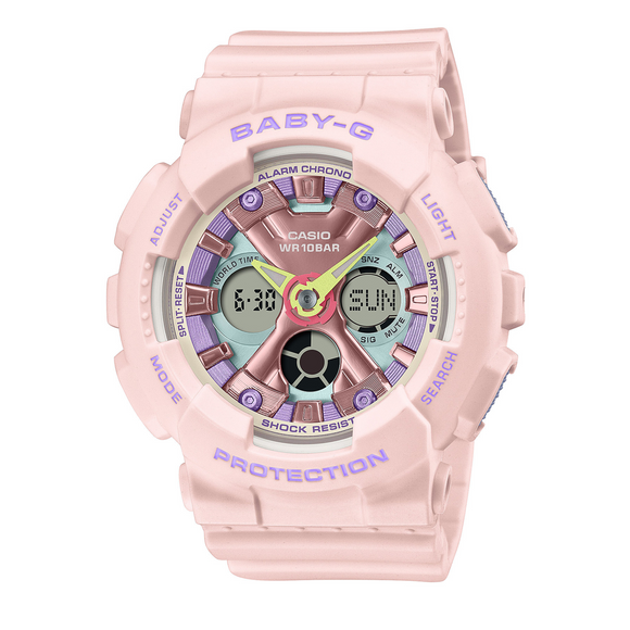 Baby-G Duo Pink With Metallic Accents