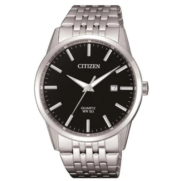 Citizen Gents Steel Black Dial Watch