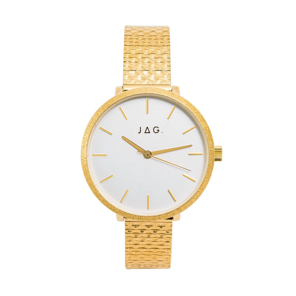 JAG 'Carmel' Ladies Gold Matt finish Watch