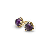 Stolen GC Gold Plated Amethyst Love Claw Earrings