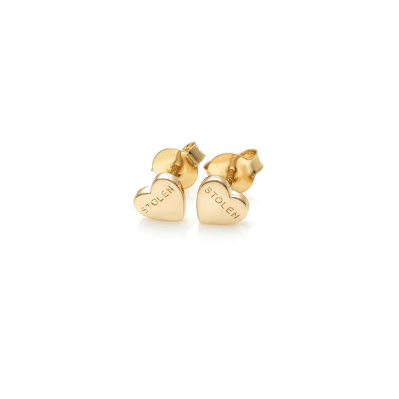 JWL2031-18YGP Stolen Heart Earrings Gold Plated