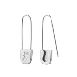 Karen Walker Runaway Girl Safety Pin Earrings