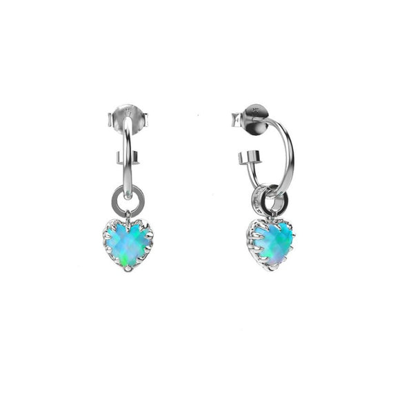 Stolen Girlfriends Club Opal Love Claw Anchor Earrings