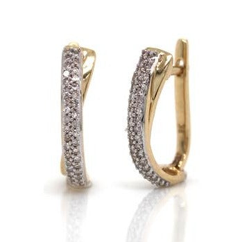 Silver Glam Huggie Hoop Earrings – Dandelion Jewelry