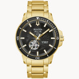 Bulova Gents Automatic Gold Marine Star Watch
