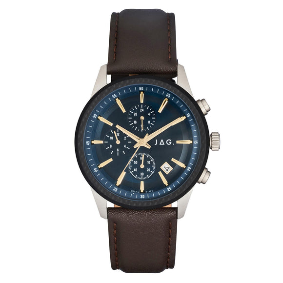 JAG 'Jamieson' Gents Watch with Brown Leather Band