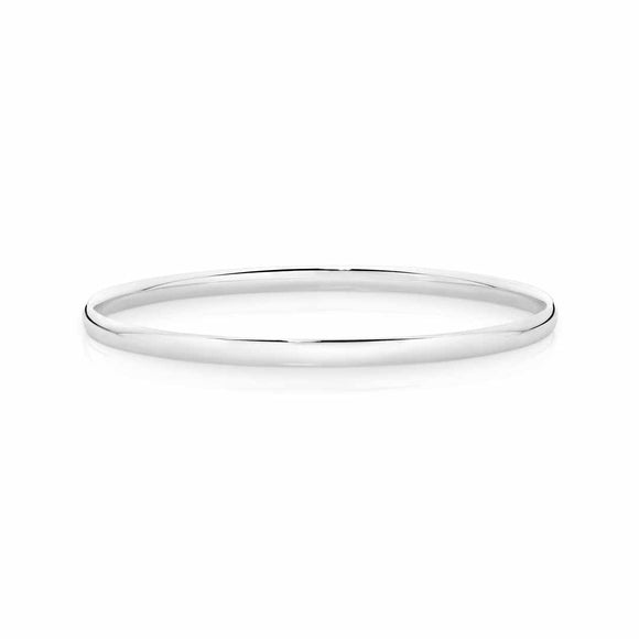 4mm Solid Silver Golf Bangle