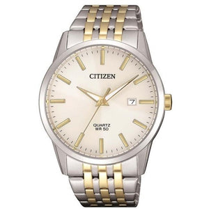 Citizen Gents Two Tone Watch with Champagne Dial