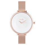 JAG Ella Watch Rose Gold-Plated with Mesh Strap
