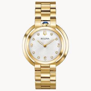 Bulova Ladies Gold Watch with Diamonds