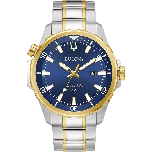 98B384 Bulova Gents Marine Star Two Tone Watch