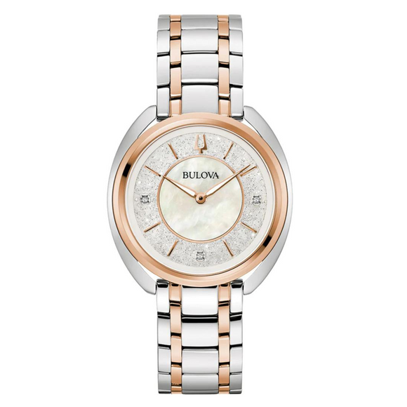 98P219 Ladies Two-Tone Diamond Bulova Watch