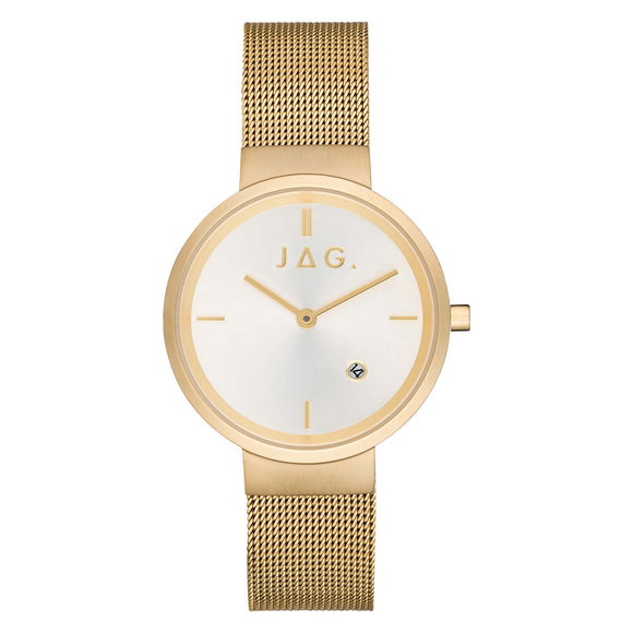 JAG 'Esme' Gold with Mesh Strap and Date