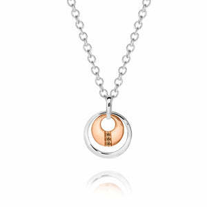 Silver & Rose Dreamtime Diamond Necklace & Earrings Set