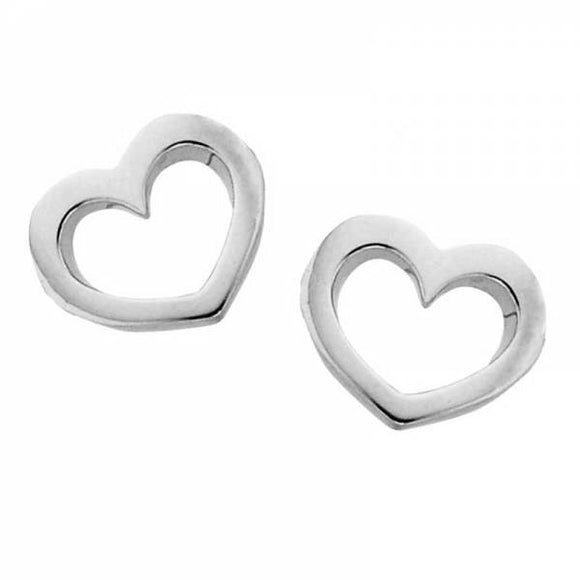Karen Walker Mini Heart Stud Earrings