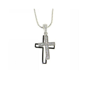 Ellani Silver Cross Pendant
