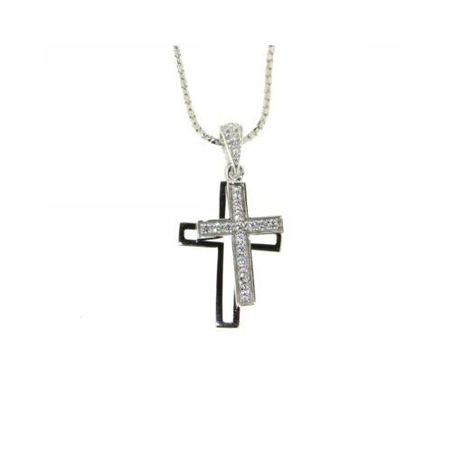 Ellani Silver Cross Pendant