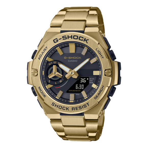 Gold G Steel G-Shock Watch