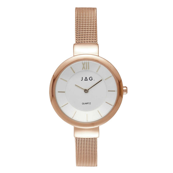 JAG Trixie Rose with White Dial Ladies Watch